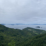 江田島南部にある高台からの景色
