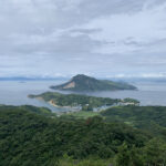 江田島南部にある高台からの景色